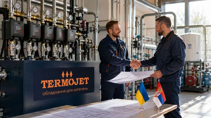 Український виробник обладнання для котелень і систем опалення Termojet шукає партнера в Сербії